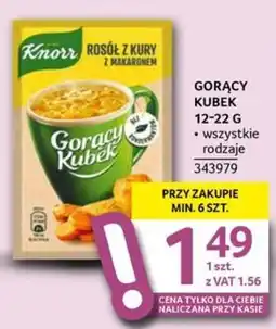 Selgros Knorr Rosół z Kurą z Makaronem Gorący Kubek oferta