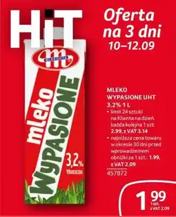 Selgros Mleko Wypasione UHT oferta