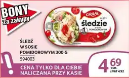 Selgros Śledzie w sosie pomidorowym oferta