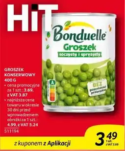 Selgros Bonduelle Groszek oferta
