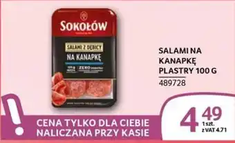 Selgros Salami z debicy na kanapkę oferta