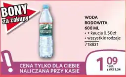 Selgros Woda Rodowita oferta