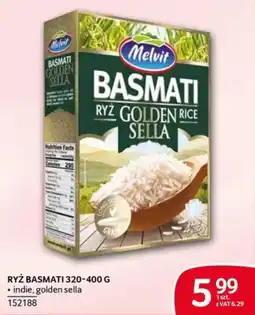 Selgros Melvit Ryż Basmati Golden Sella oferta