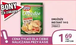 Selgros Drożdże Suszone instant Dr. Oetker oferta