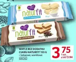 Selgros Wafle bez dodatku cukru Naturfit oferta