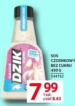 Selgros Sos Czosnkowy Bez Cukru Dzik oferta