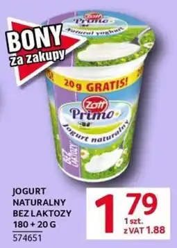 Selgros Jogurt naturalny bez laktozy Zott Primo oferta