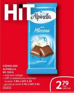 Selgros Czekolada Alpinella Mleczna oferta