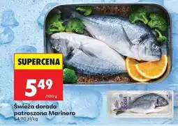 Biedronka Świeża dorada patroszona Marinero oferta