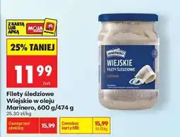 Biedronka Filety śledziowe Wiejskie w oleju Marinero 600 g 474 g oferta