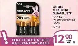 Selgros Baterie Alkaliczne Duracell Typ AA oferta