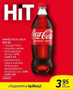 Selgros Napój Coca-Cola oferta