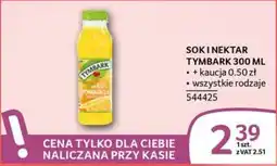 Selgros Sok i Nektar Tymbark oferta
