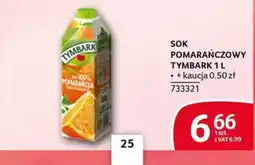 Selgros Sok Pomarańczowy Tymbark oferta