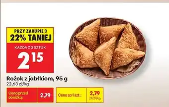 Biedronka Rożek z jabłkiem , 95 g oferta