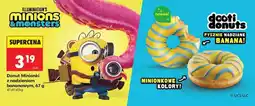 Biedronka Donut Minionki z nadzieniem bananowym, 67 g oferta