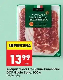 Biedronka Antipasto dei tre salumi piacentini DOP Gusto Bello 100 g oferta