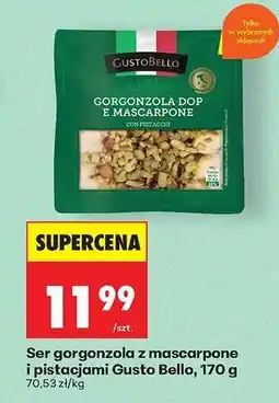 Biedronka Ser Gorgonzola z Mascarpone i pistacjami Gusto Bello, 170 g oferta