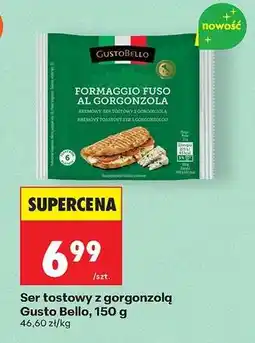 Biedronka Ser tostowy z gorgonzolą Gusto Bello, 150 g oferta