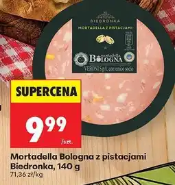 Biedronka Mortadella Bologna z pistacjami Biedronka, 140 g oferta