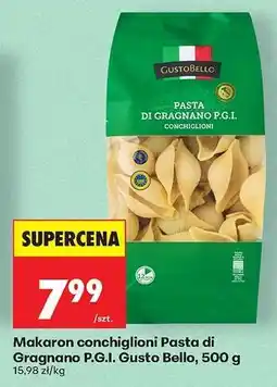 Biedronka Makaron conchiglioni Pasta di Gragnano P.G.I. Gusto Bello, 500 g oferta