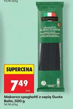 Biedronka Makaron spaghetti z sepią Gusto Bello, 500 g oferta