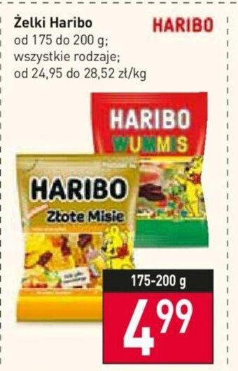 Stokrotka Żelki Haribo 175-200g oferta