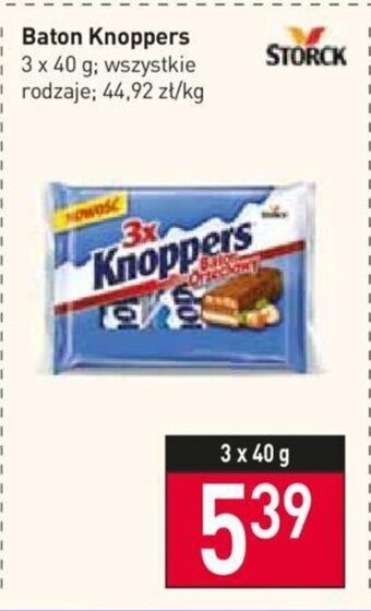 Stokrotka Baton Knoppers 3x40g oferta