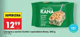 Biedronka Lasagne z serem ricotta i szpinakiem Rana, 350 g oferta