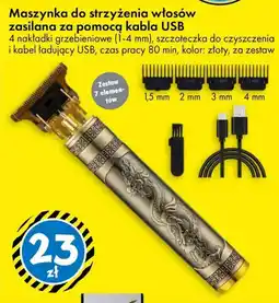 Tedi Maszynka do strzyżenia włosów zasilana za pomocą kabla USB oferta