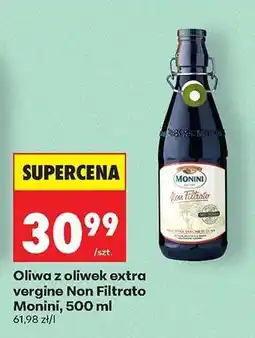 Biedronka Oliwa z oliwek extra vergine Non Filtrato Monini, 500 ml oferta