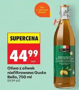 Biedronka Oliwa z oliwek niefiltrowana Gusto Bello, 750 ml oferta