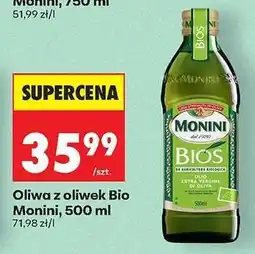 Biedronka Oliwa z oliwek Bio Monini, 500 ml oferta