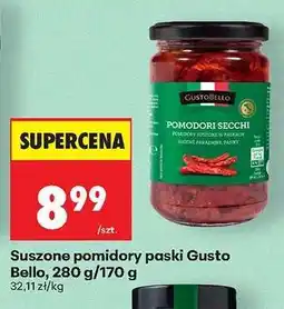 Biedronka Suszone pomidory paski Gusto Bello, 280 g/170 g oferta