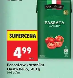Biedronka Passata w kartoniku Gusto Bello, 500 g oferta
