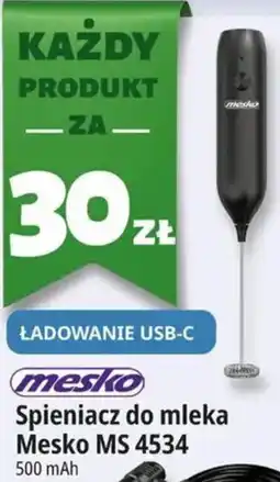 E.Leclerc Spieniacz do mleka Mesko MS 4534 500 mAh oferta