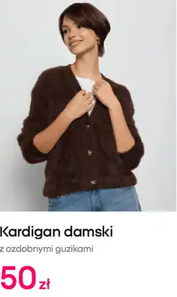 Pepco Kardigan damski z ozdobnymi guzikami Pepco oferta