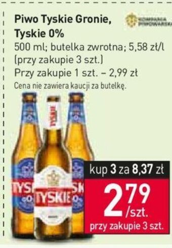 Stokrotka Piwo Tyskie Gronie 500ml oferta