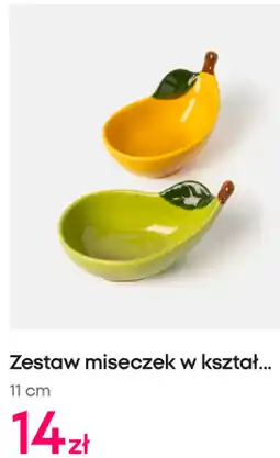 Pepco Zestaw miseczek w kształcie gruszki Pepco, 11 cm oferta