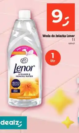 Dealz Woda do żelazka Lenor oferta