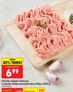 Biedronka Chude mięso mielone z szynki wieprzowej Kraina Mięs oferta