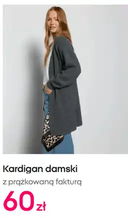 Pepco Kardigan damski z prążkowaną fakturą oferta