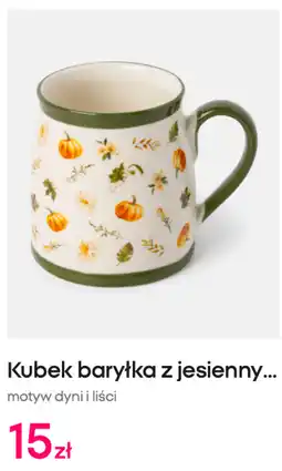Pepco Kubek baryłka z jesiennym motywem dyni i liści oferta
