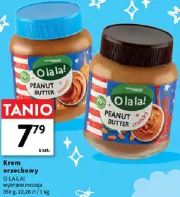 Intermarche Krem orzechowy O la la! Peanut Butter oferta
