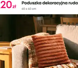 Pepco Poduszka dekoracyjna ruda pepco 40 x 40 cm oferta