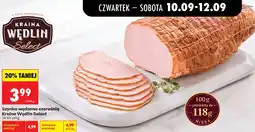 Biedronka Szynka wędzona czereśnią Kraina Wędlin Select oferta