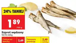 Biedronka Szprot wędzony oferta