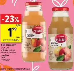Intermarche Sok tłoczony O LA LA! oferta
