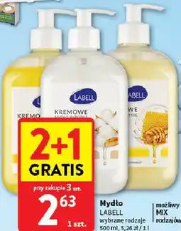 Intermarche Mydło kremowe LABELL oferta