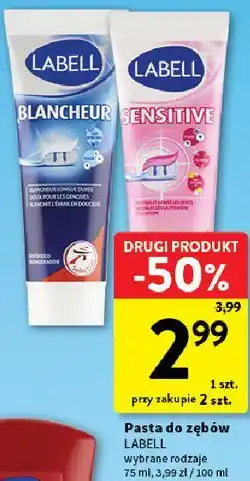 Intermarche Pasta do zębów LABELL oferta